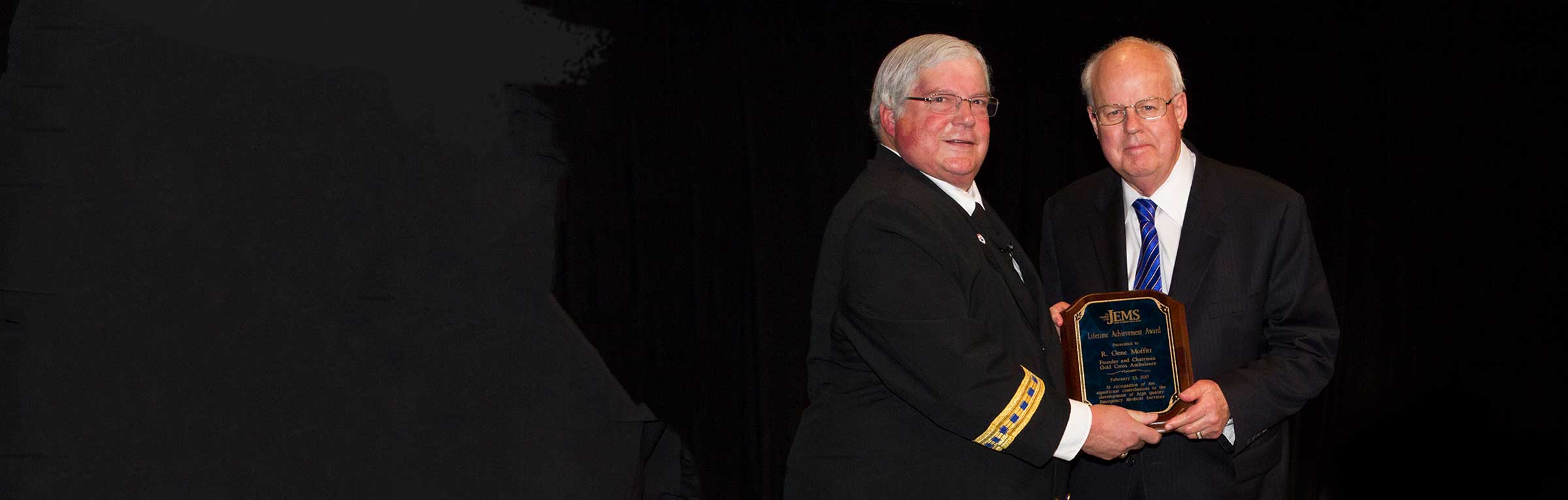 Moffitt received a Lifetime Achievement Award